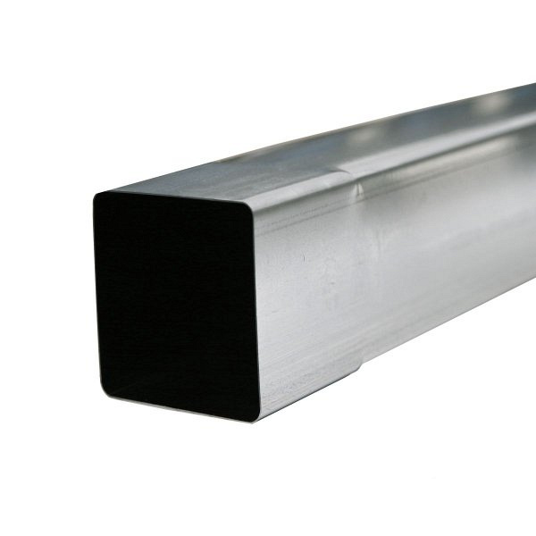 HWA-buis - Zink - Vierkant 100 x 100 mm x 2 m