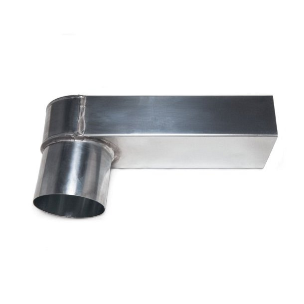Stadsuitloop - Zink - 60 x 100 mm - Uitloop 80 mm