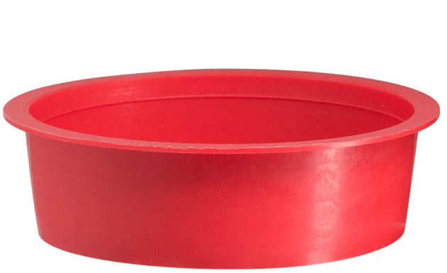 De PVC speciedeksel rood