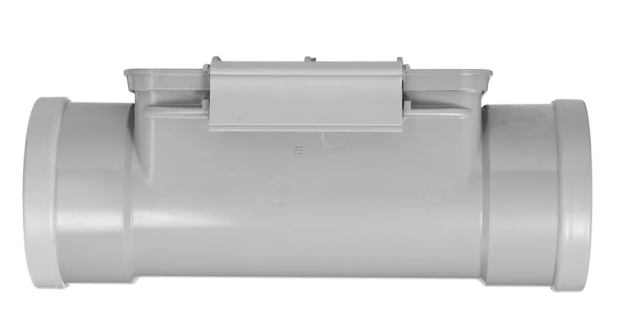 PVC Ontstoppingsstuk – Schuifdeksel, 2x Rubbermanchet