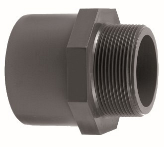 VDL Puntstuk met zes/achtkant en buitendraad