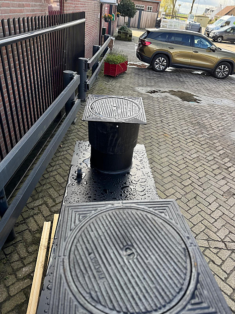 Vetafscheider HDPE 2l/s 216 liter slib rechthoekig grond inbouw. Geschikt voor verkeersklasse A 15 k
