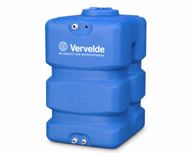 Elbi Vat LDPE blauw 1000ltr WRAS type CP vertikaal