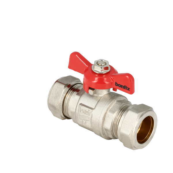 BONFIX Kogelkraan 2  knel met vlindergreep