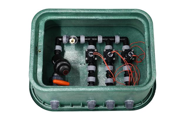 Voorgemonteerde Hunter kleppendoos, 3-groepen