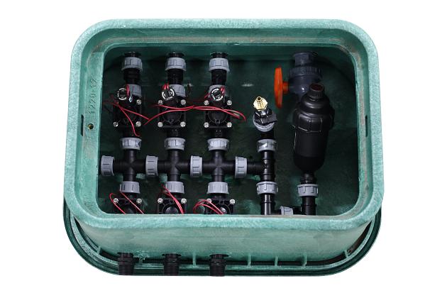 Voorgemonteerde Hunter kleppendoos, 6-groepen