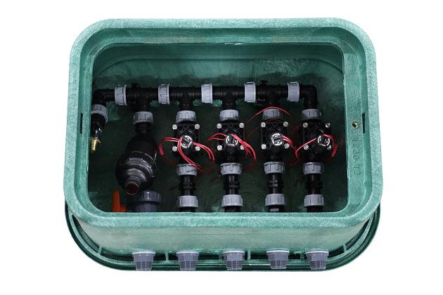 Voorgemonteerde Hunter kleppendoos, 4-groepen