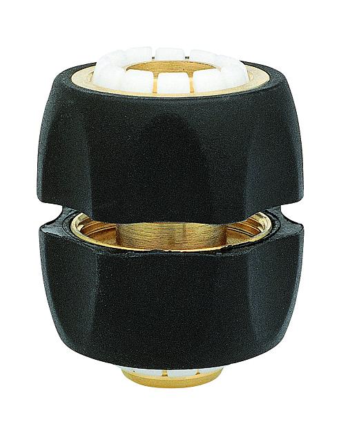 GF Messing ½" tussenkoppeling t.b.v. slangverbinding of reparatie