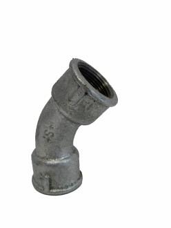 Gegalvaniseerde Sanha Nr.41 bocht bi-bi 45gr