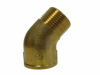 Messing Knie bi/bu 1/2" 45gr.