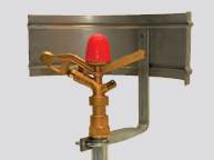 Vyrsa VYR-78 Gebogen Gegalvaniseerd Sproeischerm 180° (t.b.v. o.a. VYR-33)