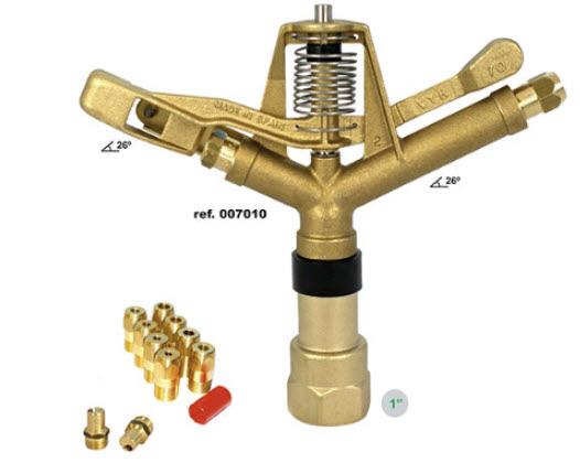 Vyrsa VYR-70 V Rondsproeier - 1" binnendraad - nozzle 6,35 mm en 4,8 mm
