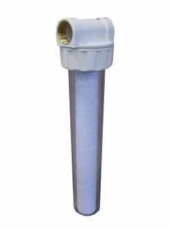 Patroonfilter 1½" met touwfilter - max. doorstroming 3.000 l/min - 25 micron
