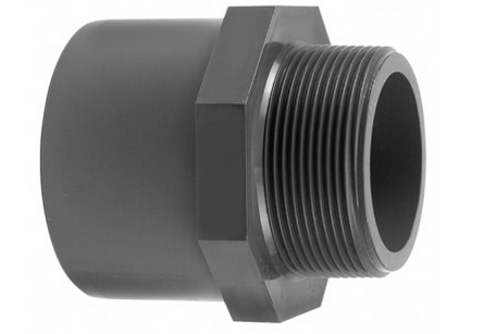 VDL Puntstuk met zes/achtkant en buitendraad