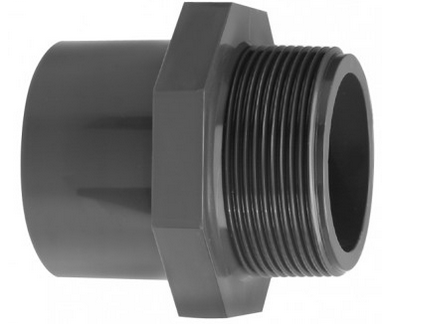 VDL Inzetdraadeind met zes/achtkant en buitendraad