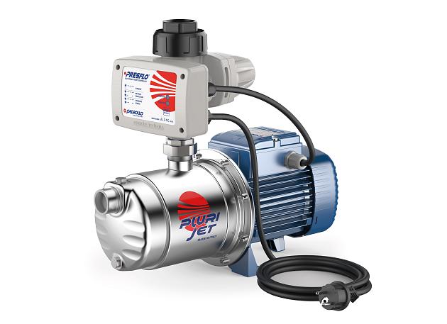 Drukverhogingssysteem Pedrollo PLURIJETm 4/100 met PRESFLO PF1215 - 230V - 0,75kW - 1PK