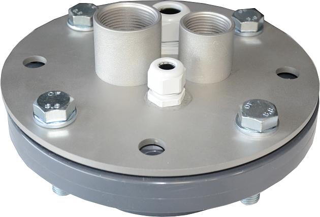 RVS Putdeksel 125mm 11/4 + 1/2 + 3/4 + 1