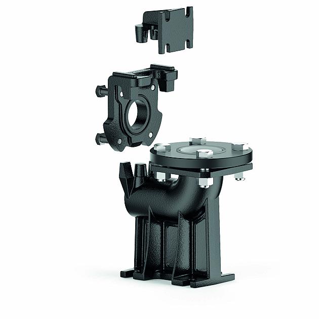 Pedrollo Stanggeleidingssysteem voor Tritus 1.5 en TR 2.2, flens DN 2-½” en contraflens t.b.v. ¾ bui