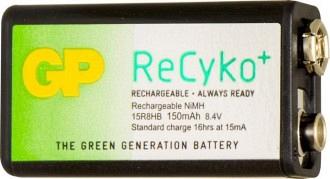 Oplaadbare batterij 9V