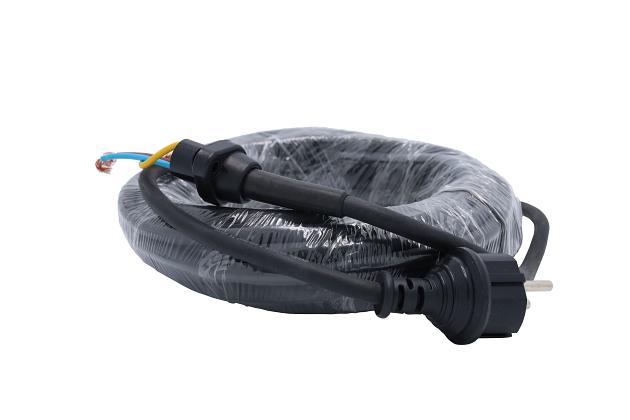 JS Pumps losse kabel (10 mtr. H07RNF 3 x 1 mm²) met stekker t.b.v. JS/RS 100 / 150 / 250 / 400 / 750