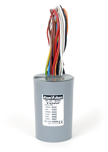 Rain Bird FD-601 decoder met 6 uitgangen, 1 magneetklep per station