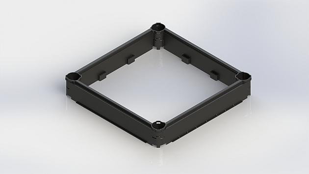 STAKKA Bodemplaat met ring 915x915x150mm