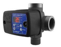 Switchmatic 2 T-KIT drukregelaar met 3-wegkoppeling, terugslagklep en digitale manometer - 230V - 16