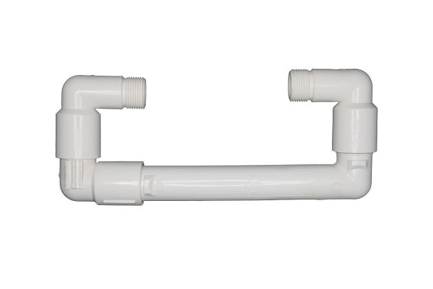 Vyrsa Swing Joint (PVC) - 30cm - 1x knie - 3x flexibele knie - 1" buitendraads