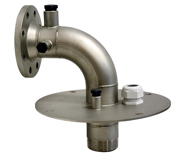 RVS 304 bronkap 4"buitendraad en lasbocht