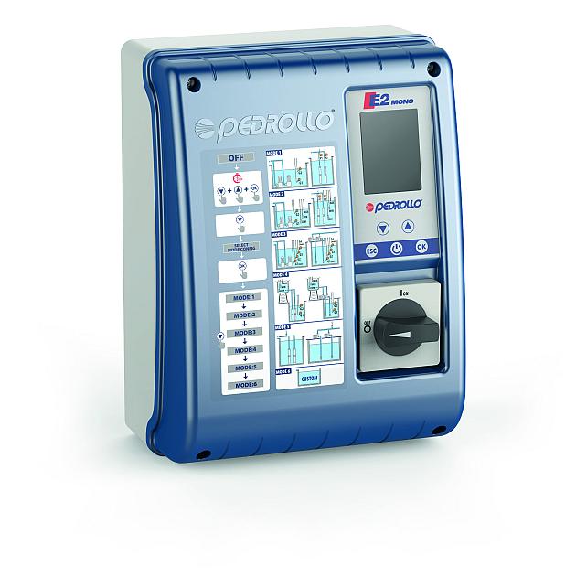 Pedrollo E2 MONO control box 2 pompen 230V max. 18A