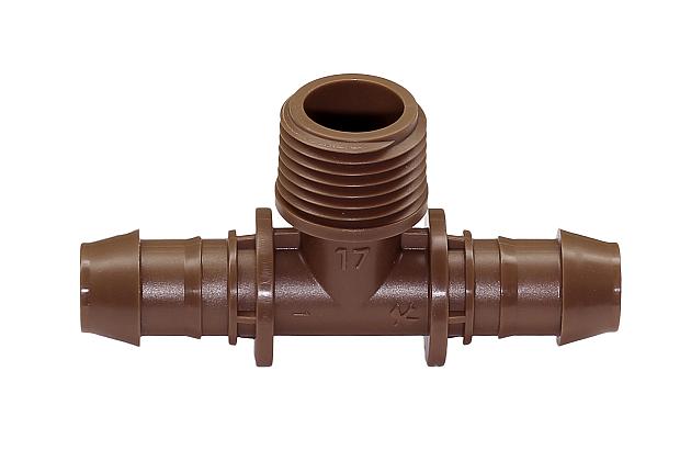 Rain Bird XFF T-stuk 17 mm 1/2" bu.dr.