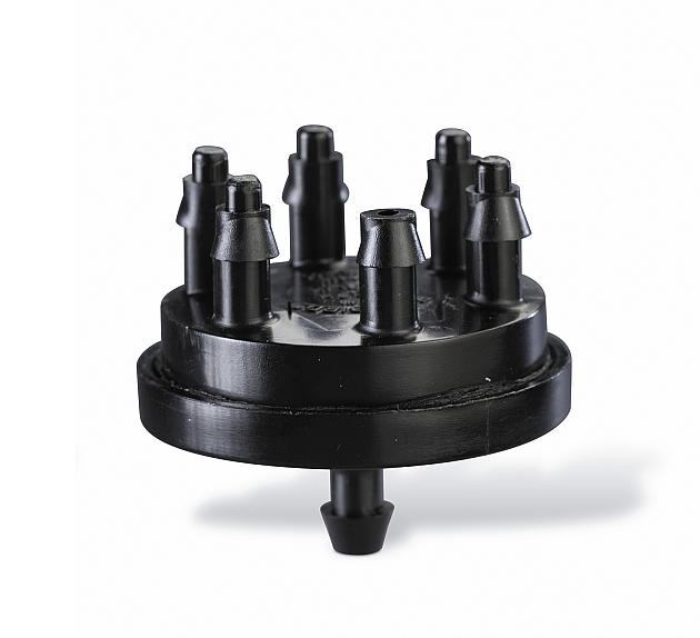 Rain Bird XB-10-6 verdeelblok 6-weg