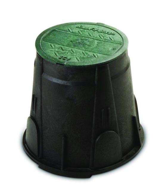 Rain Bird VB-7-RND7" Kleppendoos Rond behuizing & deksel (groen) - Ø21.4xH23.4cm