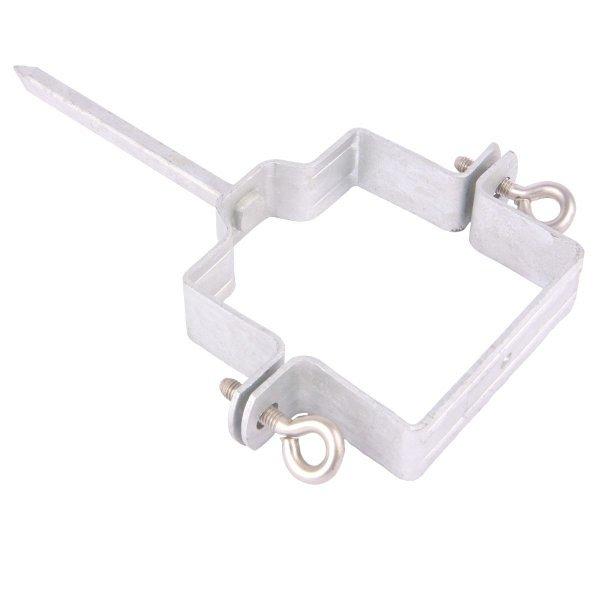 HWA-beugel - Vierkant 80 x 80 mm - Gegalvaniseerd - Met pen