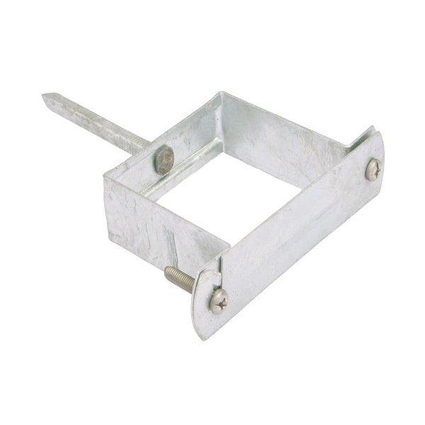 HWA-nis-beugel - Vierkant 80 x 80 mm - Gegalvaniseerd - Met pen