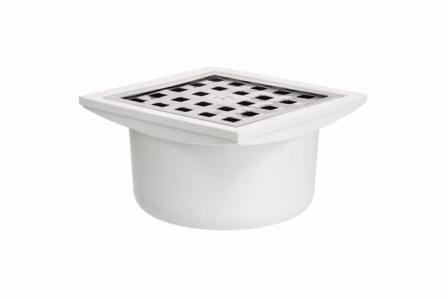   10X10 ABS VLOERPUT SIF40 RVS 612 BEZAND