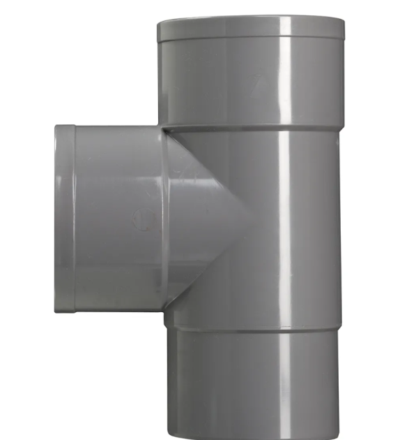 HWA T-stuk verjongd 2x lijmverbinding 87 graden