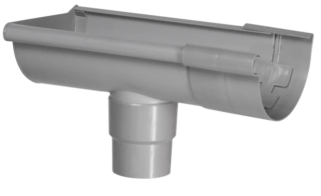 PVC kraalgoot einduitloop links