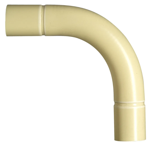 PVC Elektrabuis Hulpstukken – Bocht Crème