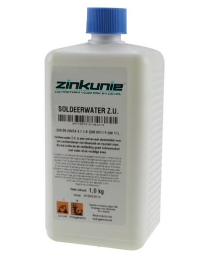 Soflux soldeerwater S39 voor zinken goot (1 ltr)