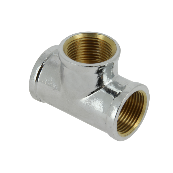 BONFIX Draad verchroomd T-stuk 3 x binnendraad