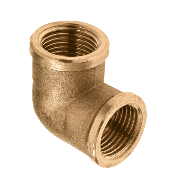 BONFIX Draad messing kniekoppeling 2 x binnendraad