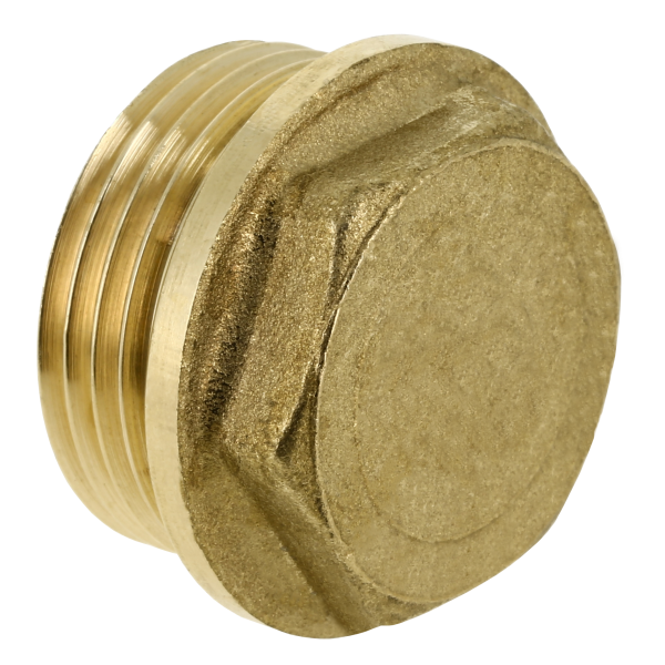 BONFIX Draad messing plug met zeskant