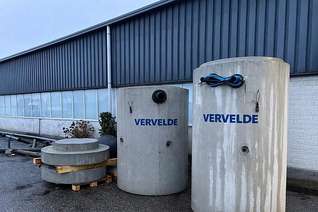 Olieafscheider met slibvang Beton CE 6l/s 600 liter slib rond model