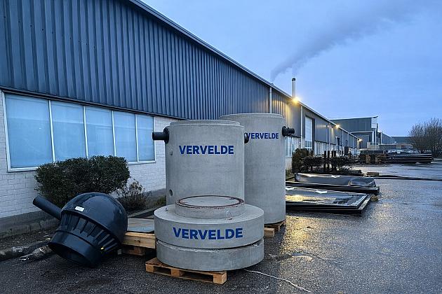 Olieafscheider met slibvang Beton CE 10l/s 1200 liter slib rond model