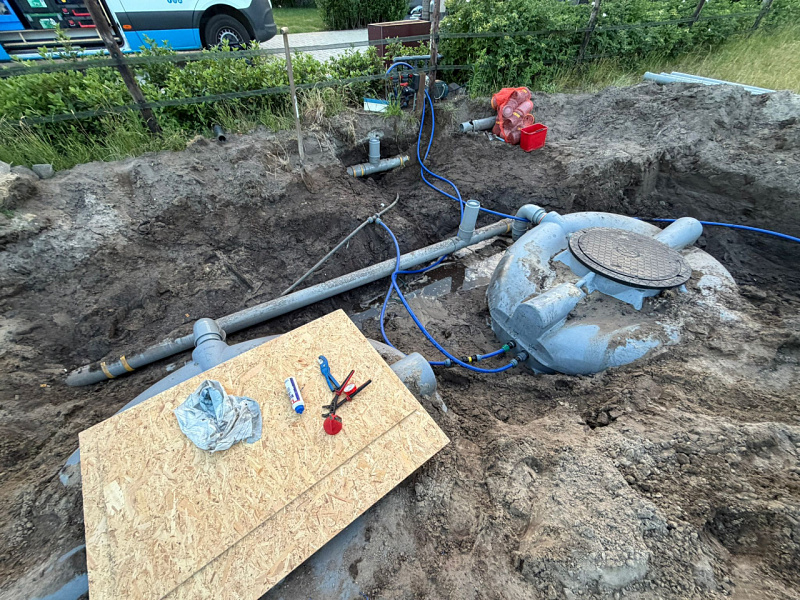 beregeningssysteem met 6600 liter waterbuffer