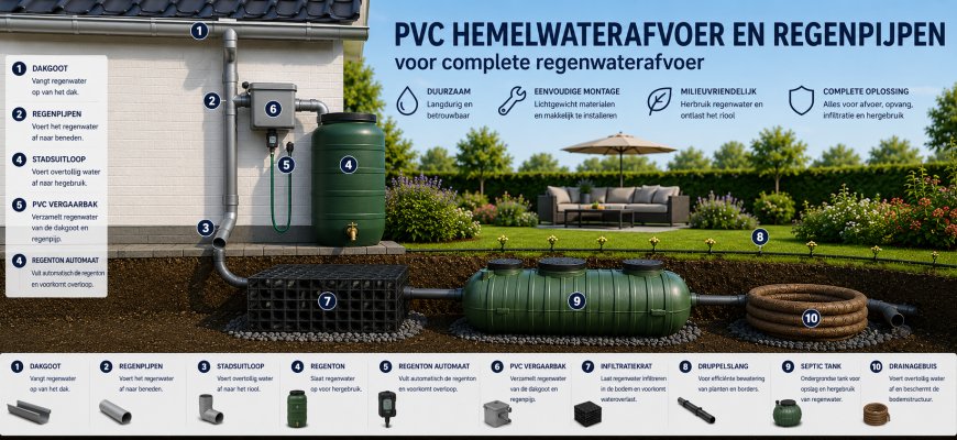 pvc hemelwaterafvoer systeem