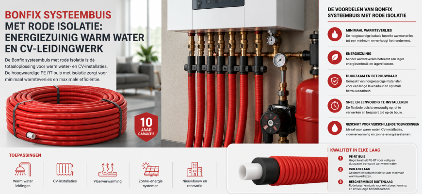 bonfix alu pers systeembuis rood