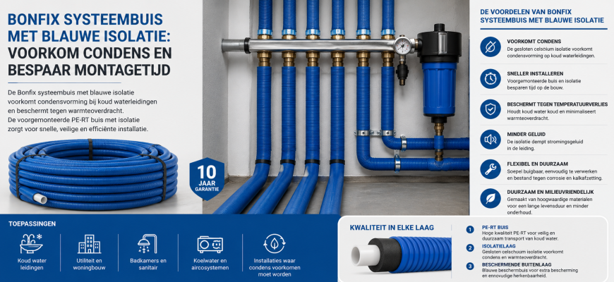 bonfix alu pers blauw systeem buis
