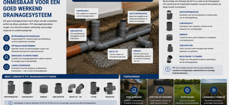 drainage hulpstukken